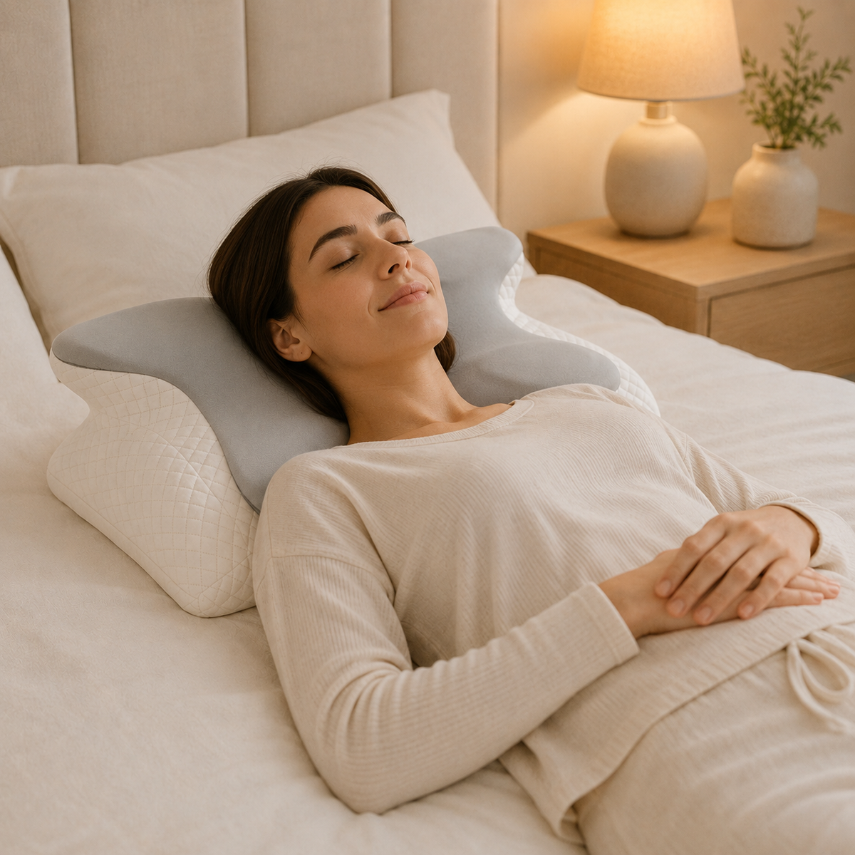 Hushora Halo™ Contour Sleep Pillow